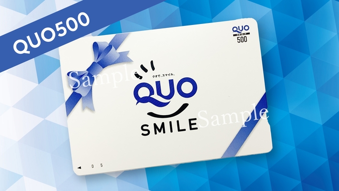 【いろいろ使える♪】QUOカード（５００円分）付プラン